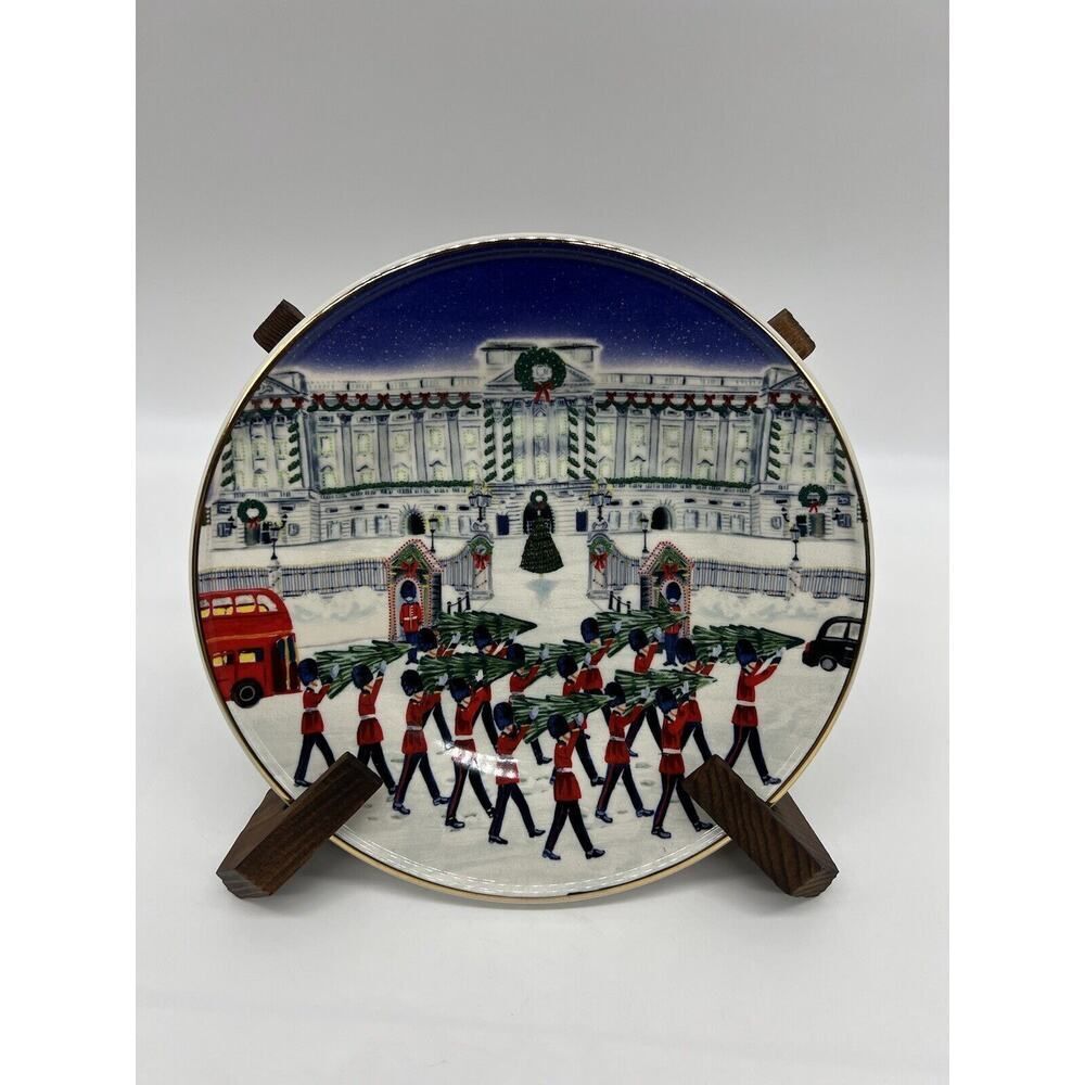Anthropologie Holiday In The City Dessert Plate London Single Plate Christmas